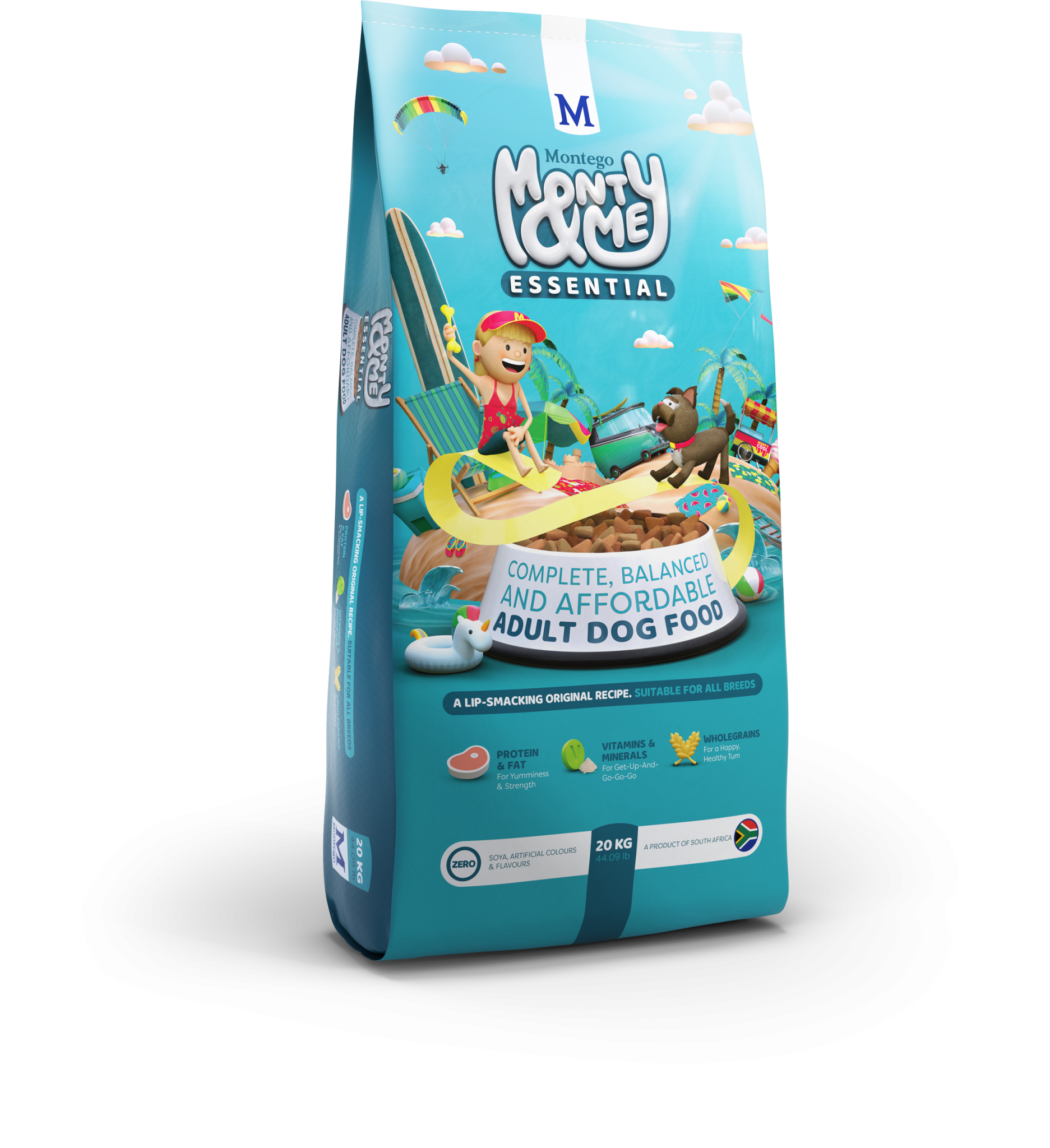 Monty & Me Essential ALL BREED ADULT 20kg JMH Pet Food